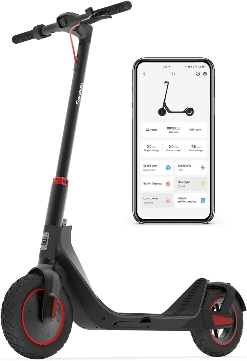 g1 fat tire 5th wheel electric scooter