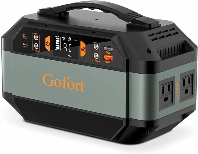 gofort 330w portable power station 600w peak camping emergency backup