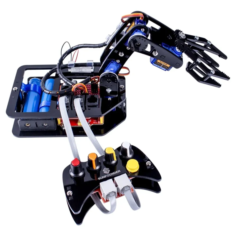 hamilton buhl arduino steam robo arm kit 4 axis programmable robot