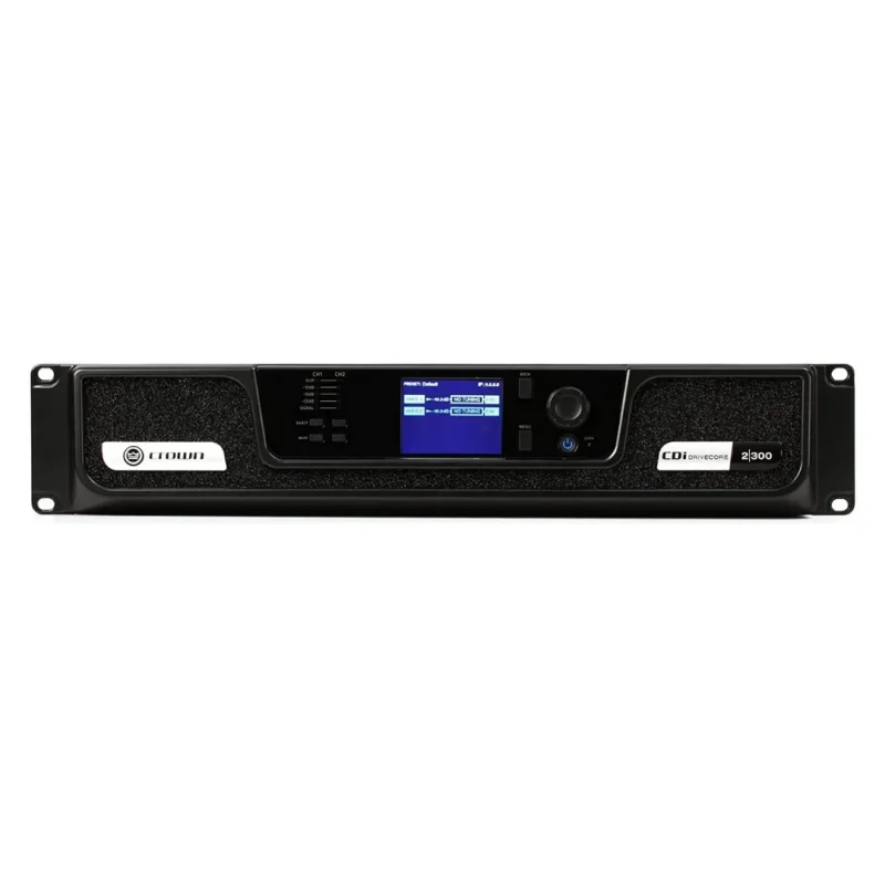 harman crown cdi drivecore 2x300 amplifier 600w 2 channel