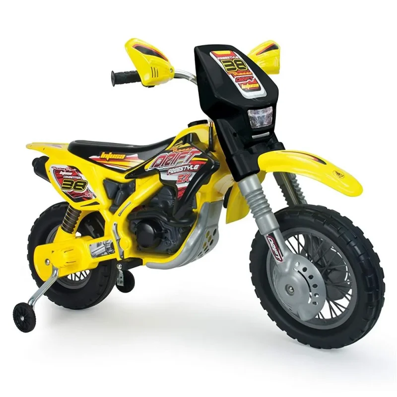 injusa motocross drift zx 12v kids dirt bike