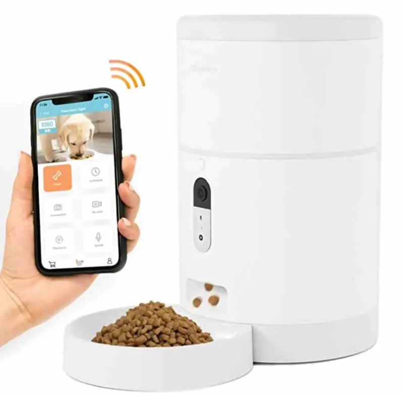 instachew smart pet feeder w hd camera