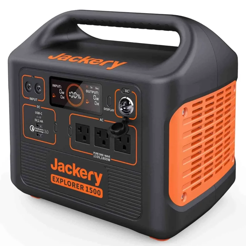 jackery 1500 solar generator kit with 4 solarsaga 100w panels