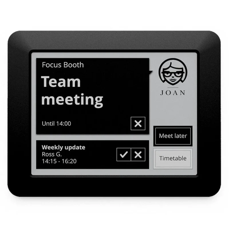 joan 6 wireless meeting room display easy returns