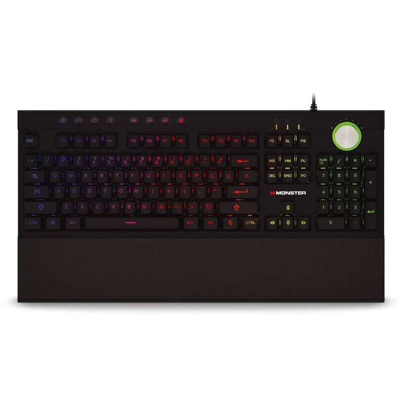 monster alpha 5 0 led mechanical gaming keyboard