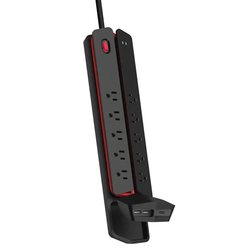 monster vertex xl 10 outlet surge protector black