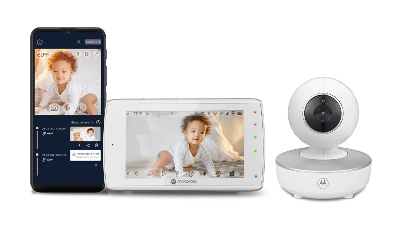 motorola vm36xl 720p video baby monitor with remote pan tilt touch connect