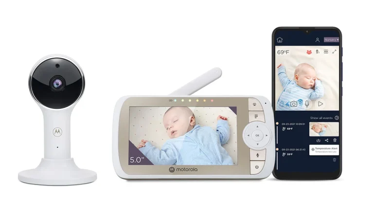 motorola vm65 connect 5 1080p pan tilt video baby monitor