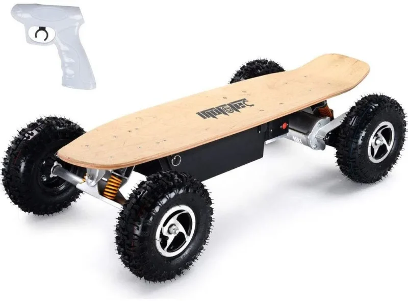 mototec 1600w electric dirt skateboard high power smooth ride