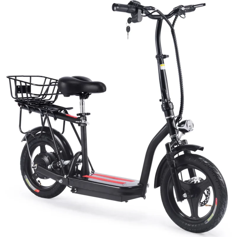 mototec cruiser 48v 350w electric scooter black