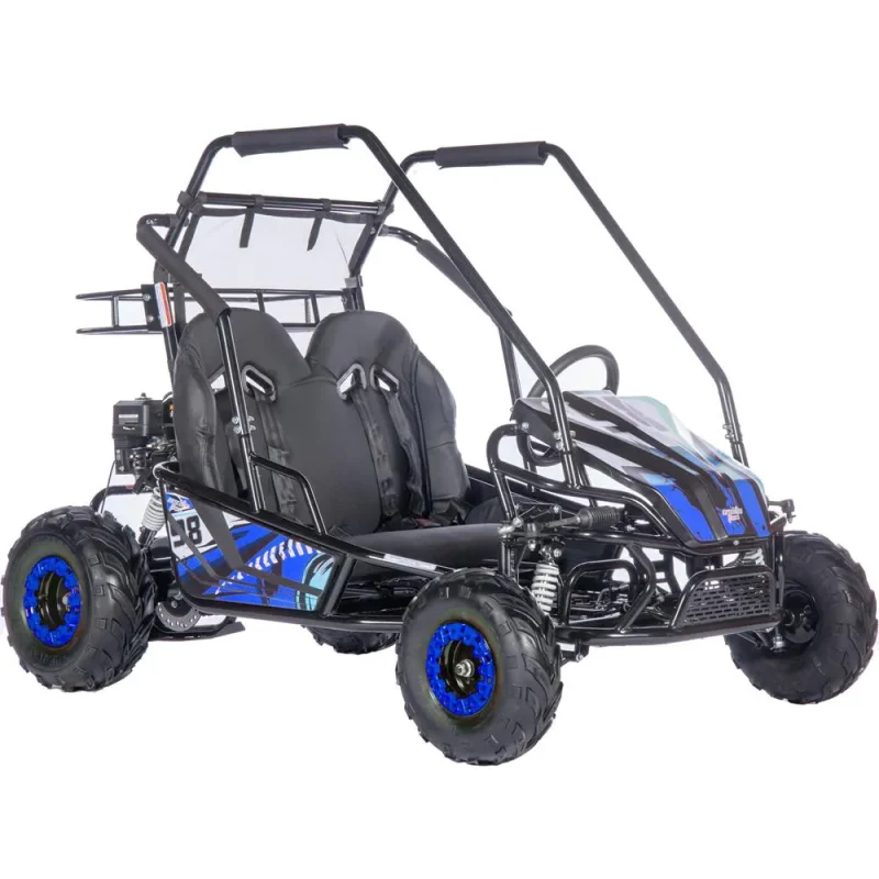 mototec mud monster 212cc 2 seater go kart full suspension