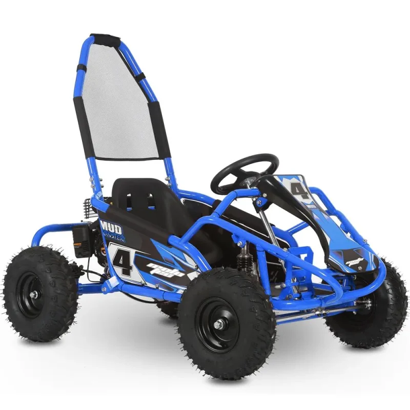 mototec mud monster 98cc go kart full suspension