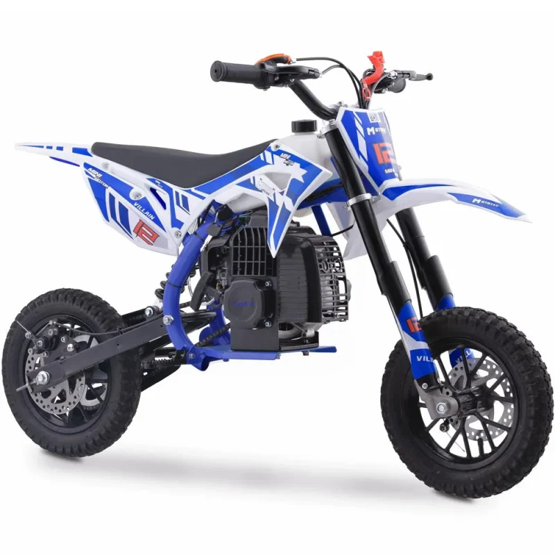 mototec villain 52cc kids gas dirt bike 2 stroke