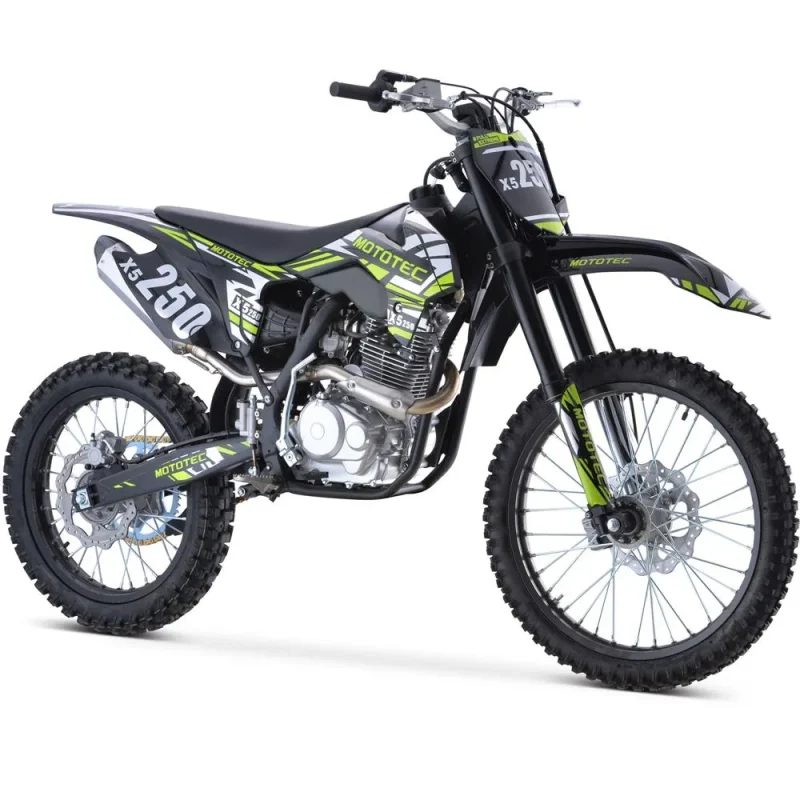 mototec x5 250cc 4 stroke gas dirt bike