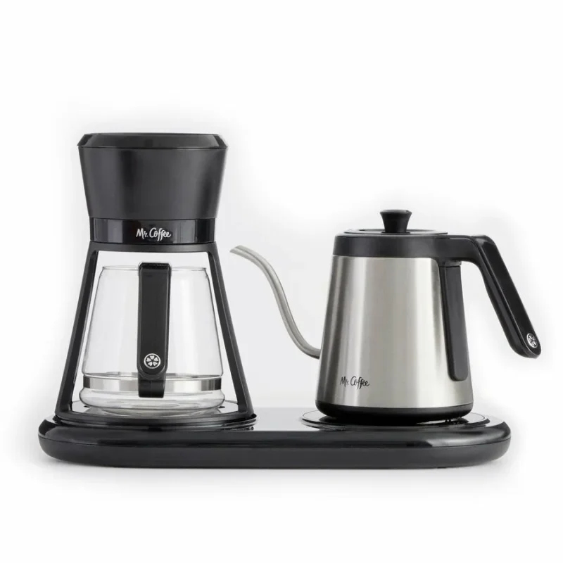 mr coffee pour over kettle and brewer