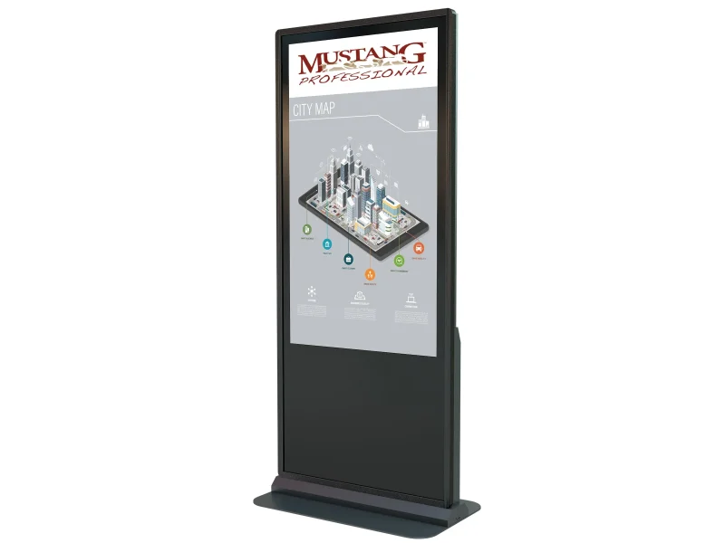 mustang 55 all in one touch kiosk professional display