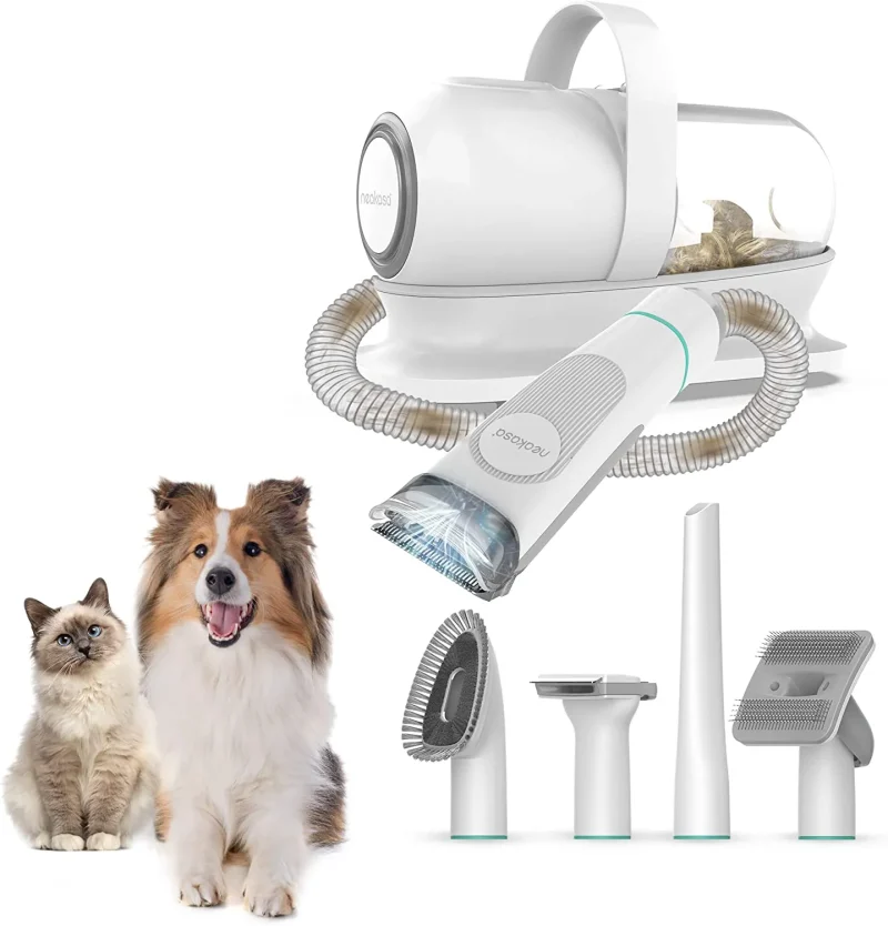 neabot p1 pro pet grooming kit vacuum