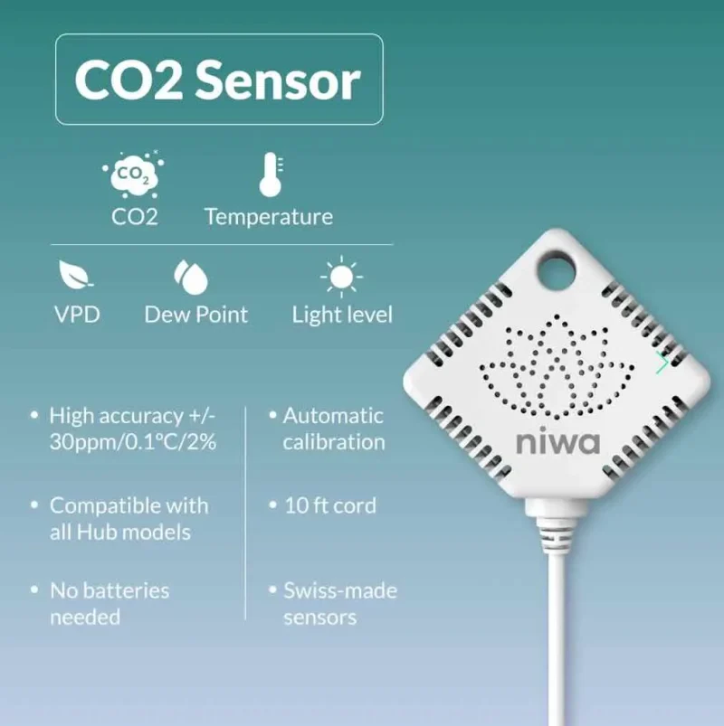 niwa co2 monitor accurate indoor air quality sensor