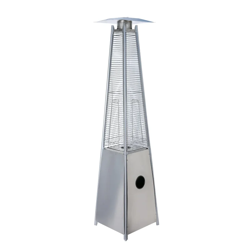 outdoor pyramid flame heater ph08 ssb by pizzello