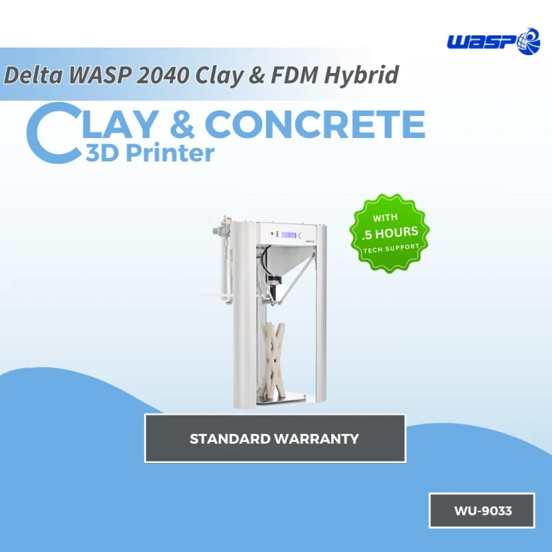 picostem delta wasp 2040 clay 3d printer fdm ldm hybrid