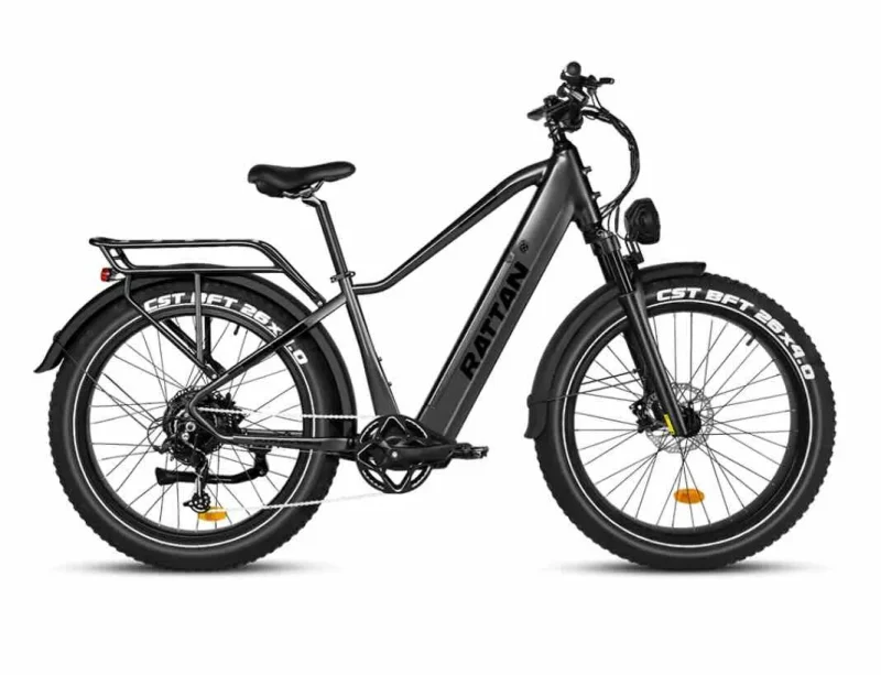 rattan pathfinder 2023 750w fat tire e bike new model