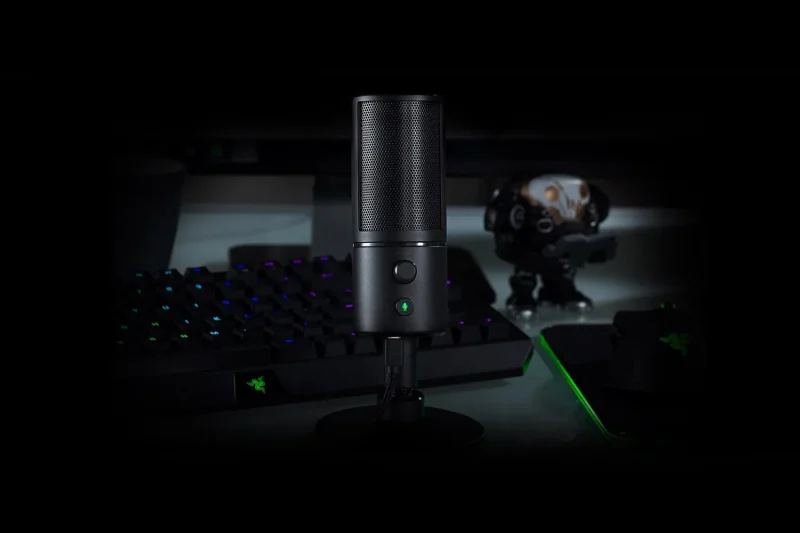 razer seiren x compact streaming microphone black