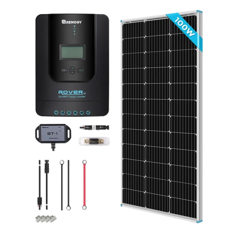 renogy 100w 12v solar premium kit