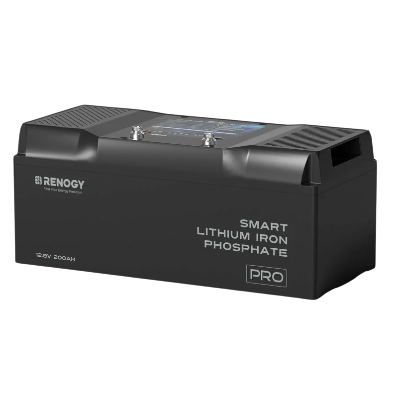 renogy 12 8v 200ah smart lithium battery with bt self heating