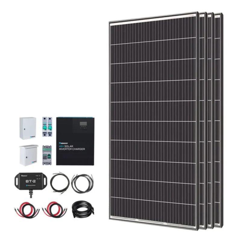 renogy 1200w home cabin kit high efficiency solar power solution