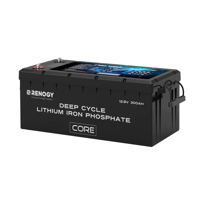 renogy 12v 300ah lithium battery with self heating deep cycle tech