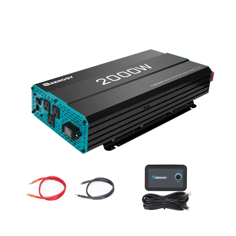 renogy 2000w pure sine inverter 120vac high efficiency power conversion