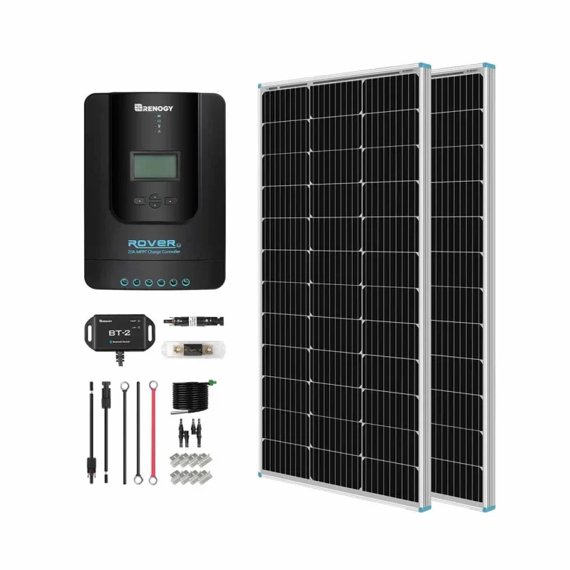 renogy 200w 12v solar premium kit