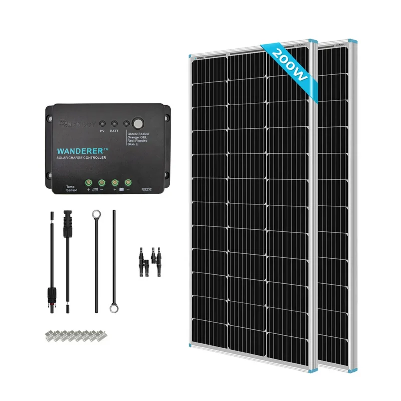 renogy 200w 12v solar starter kit