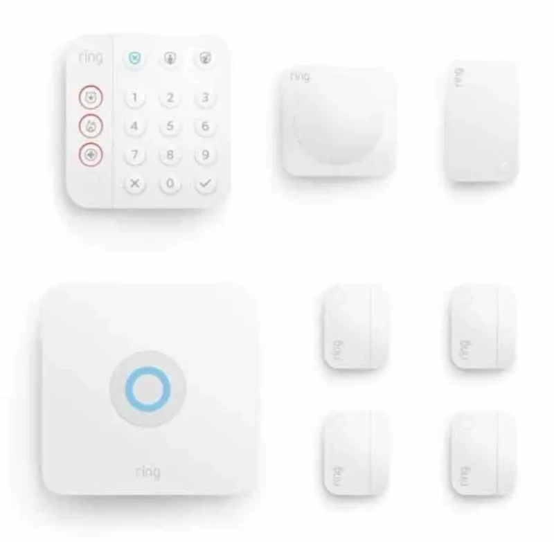 ring alarm kit v2 700 series 8 piece home security system