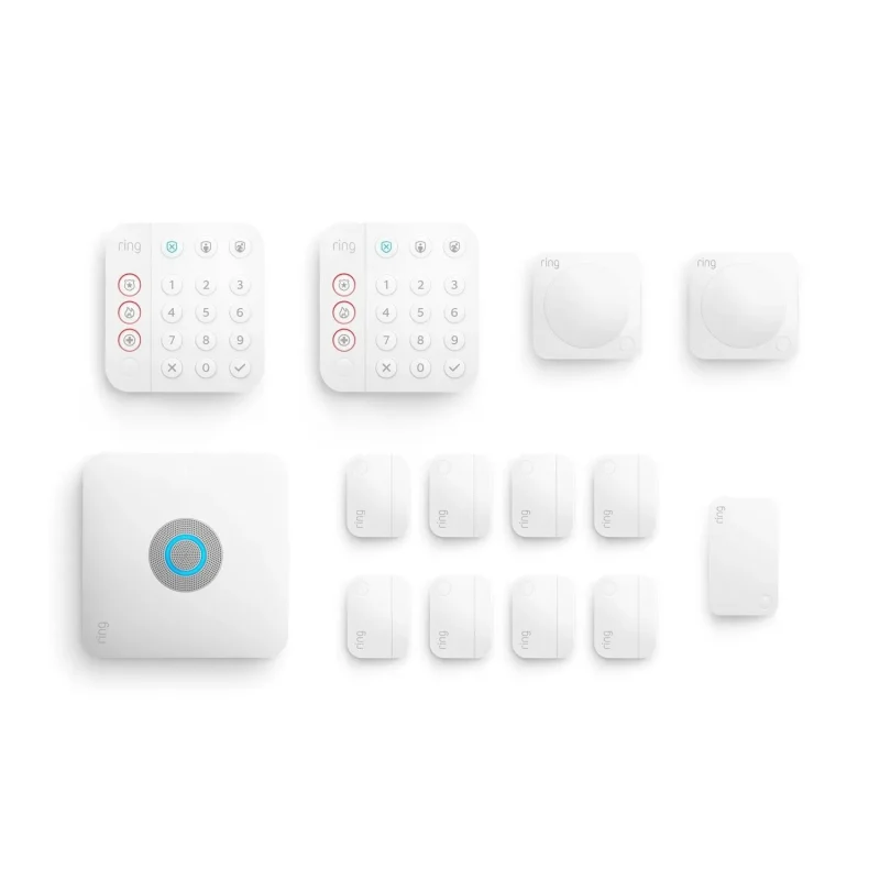 ring alarm pro 14 piece kit contact sensors motion detectors