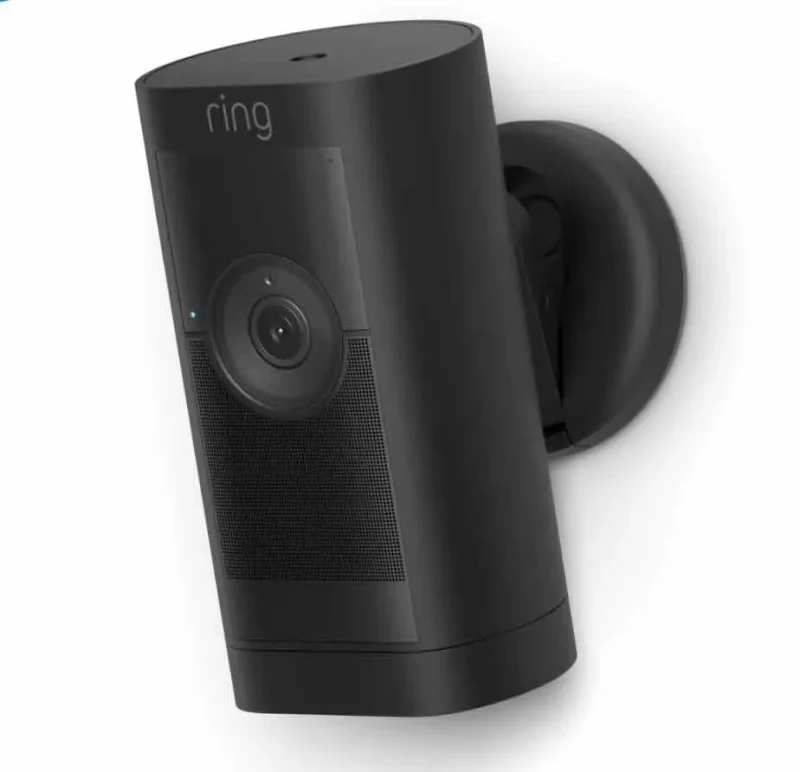 ring stick up cam pro battery wireless security camera