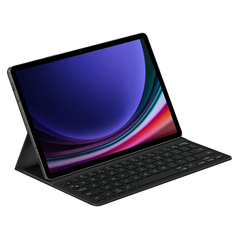 samsung galaxy tab s9 s9 fe slim cover keyboard black scaled