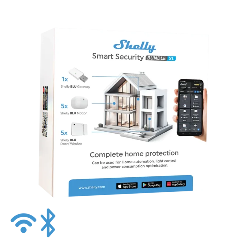 shelly xl smart security bundle bluetooth standalone system