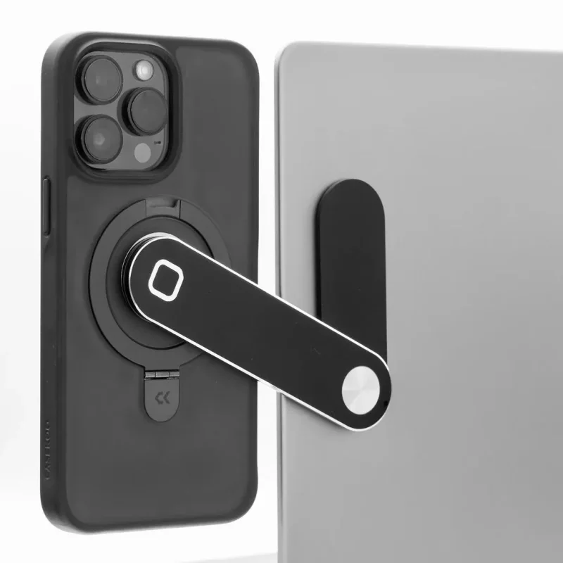 side eye black phone mount secure grip techlok