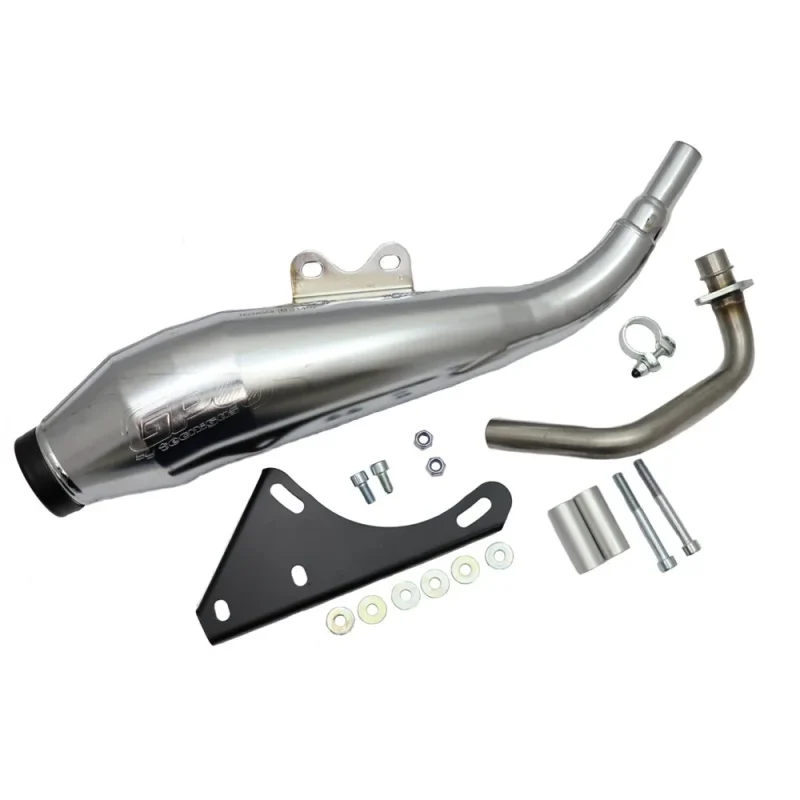 tecnigas gp4 exhaust for piaggio 4 stroke scooters 190 74