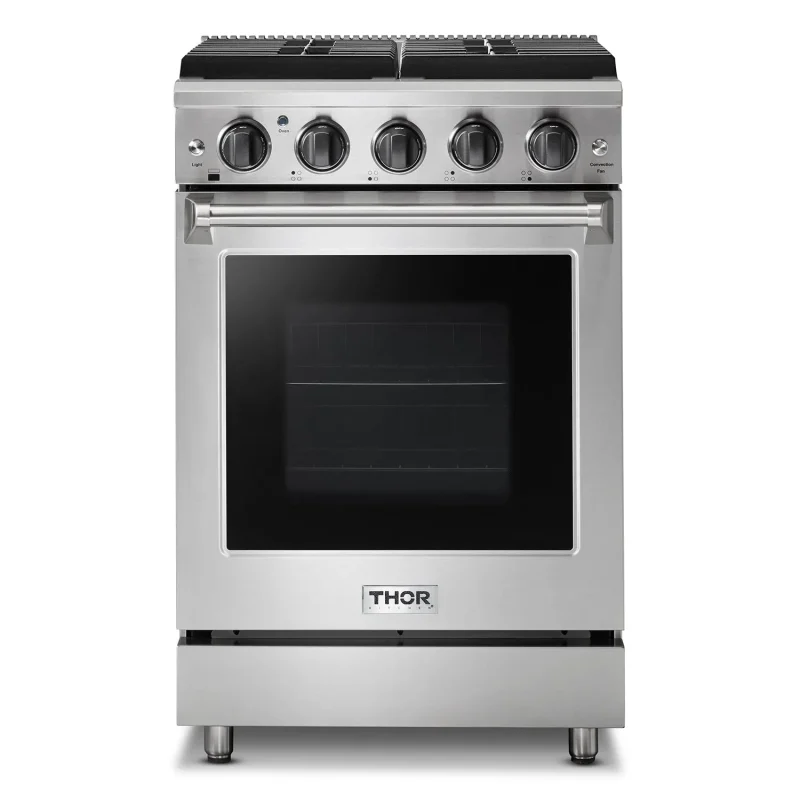 thor kitchen 24 gas range stainless steel