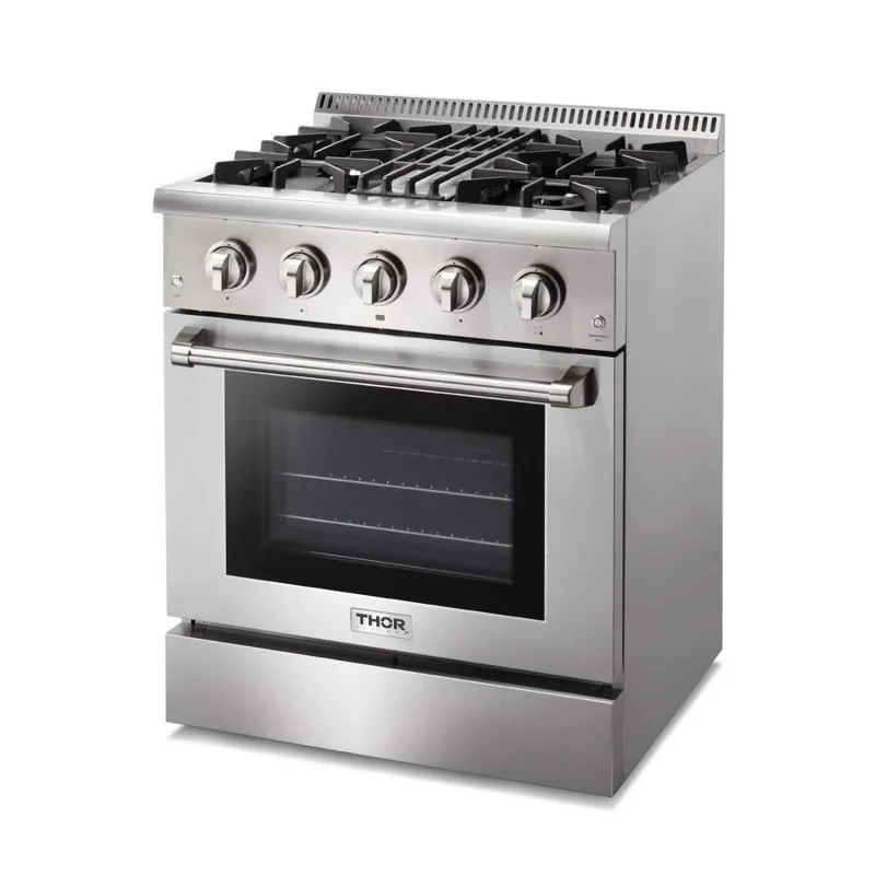 thor kitchen 30 dual fuel range stainless steel