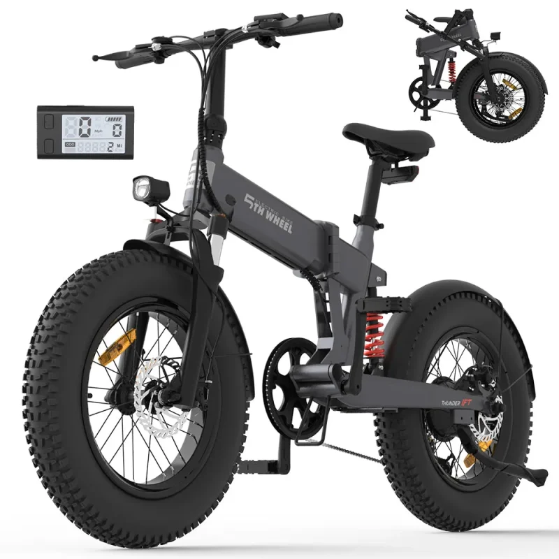 thunder 1ft fat tire 1000w electric bike for adults