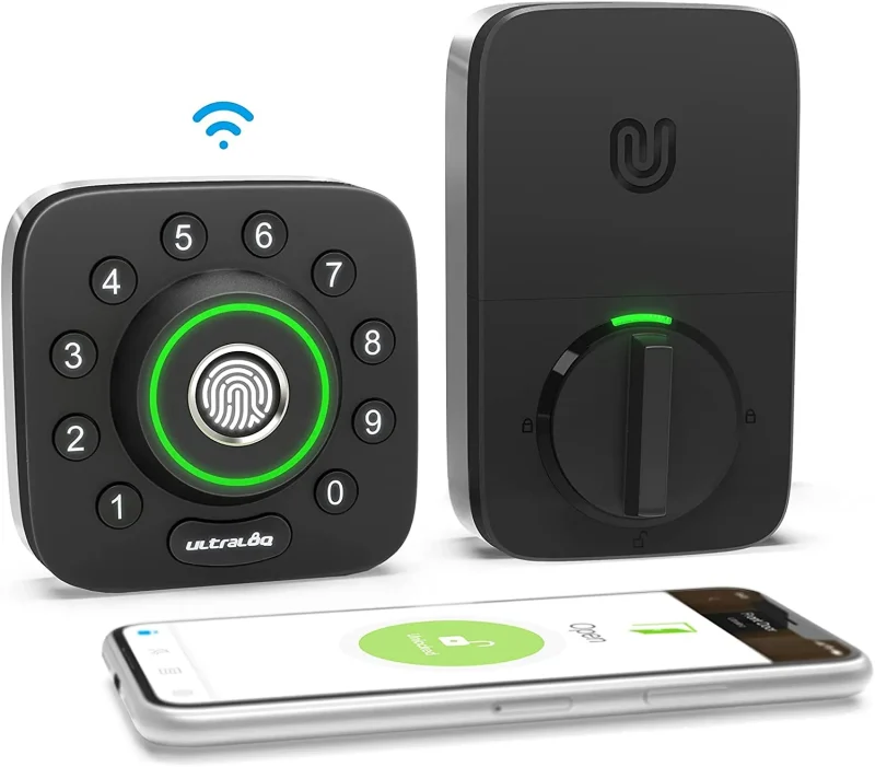 ultraloq u bolt pro wifi smart lock with door sensor