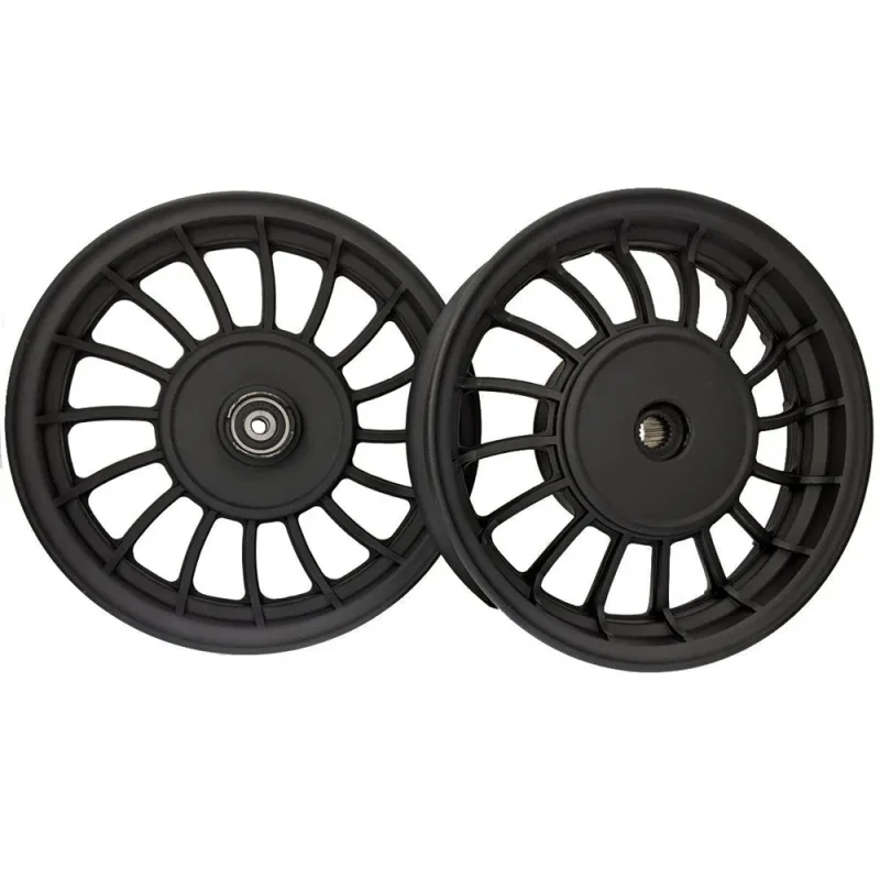 universal 10 piece wheel set for 50cc retro scooters black 144 40