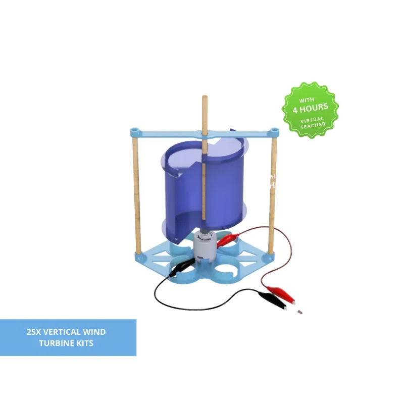 vertical wind turbine kit for classroom stem education