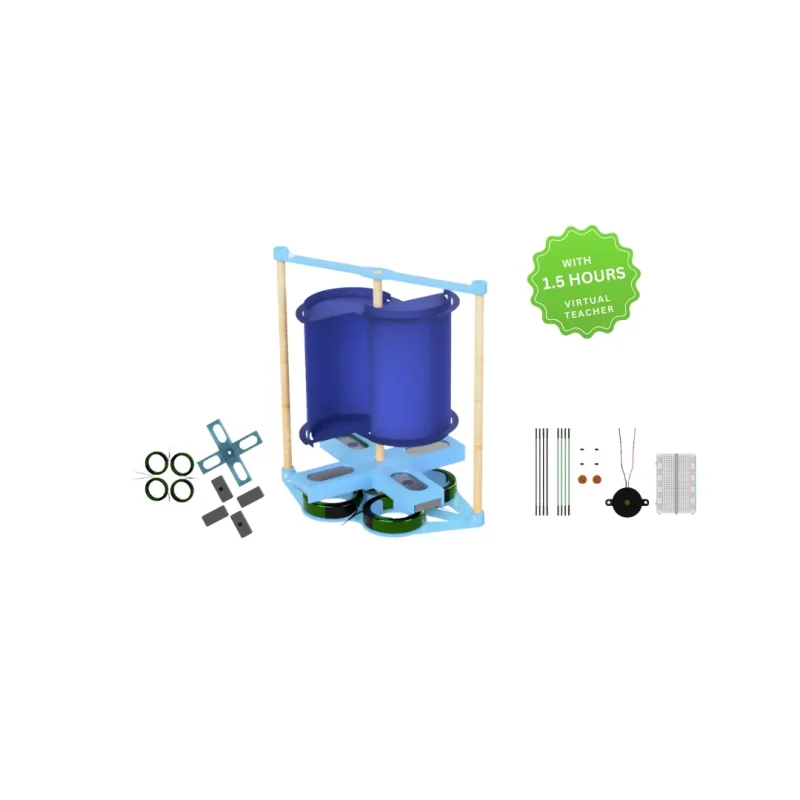 vertical wind turbine plus bundle picostem